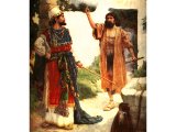 Elijah and Ahab in Naboth`s Vineyard, by C.F. Vos